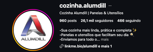 Perfil do Instagram de Alumdill